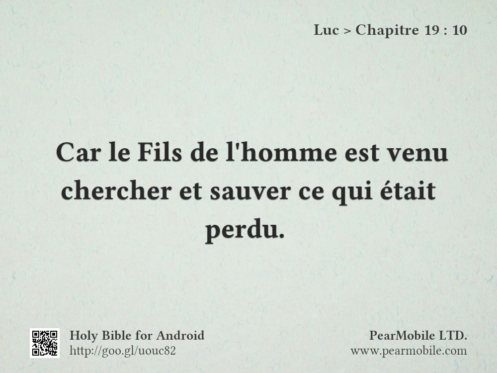 Luc, Chapitre 19:10